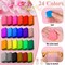 640 PCS Earring Making Tools-24 Color Polymer Clay, 8 Circle Cutters